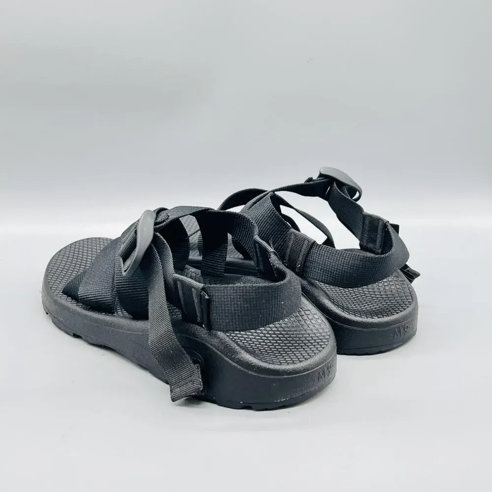 Chaco Sandals Mens 9 Black Adjustable Strap Sport Hiking Outdoor Comfort Shoes